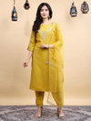 Bs 150 Blend Cotton With Embroidery Work Kurti With Bottom Dupatta Wholesale Online